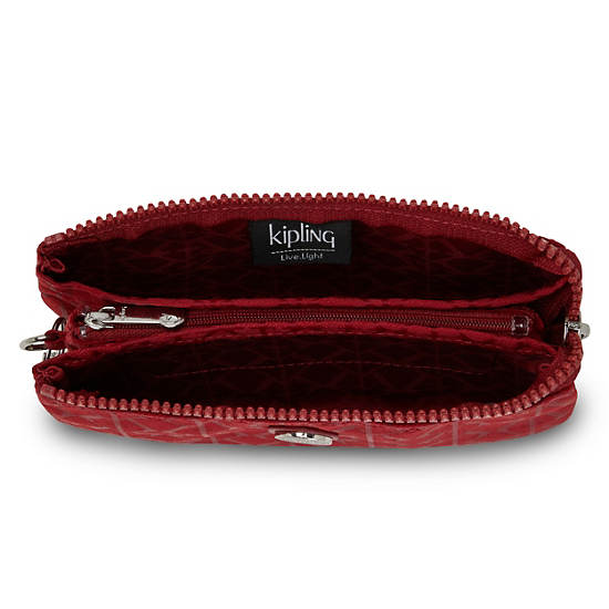 Kipling Creativity Large Classic Pouch Taske Rød | DK 2077QM